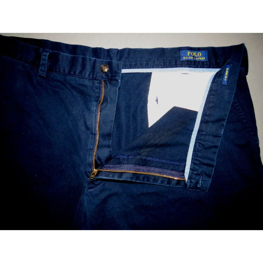 Polo Ralph Lauren Classic Fit Navy Blue Twill 9